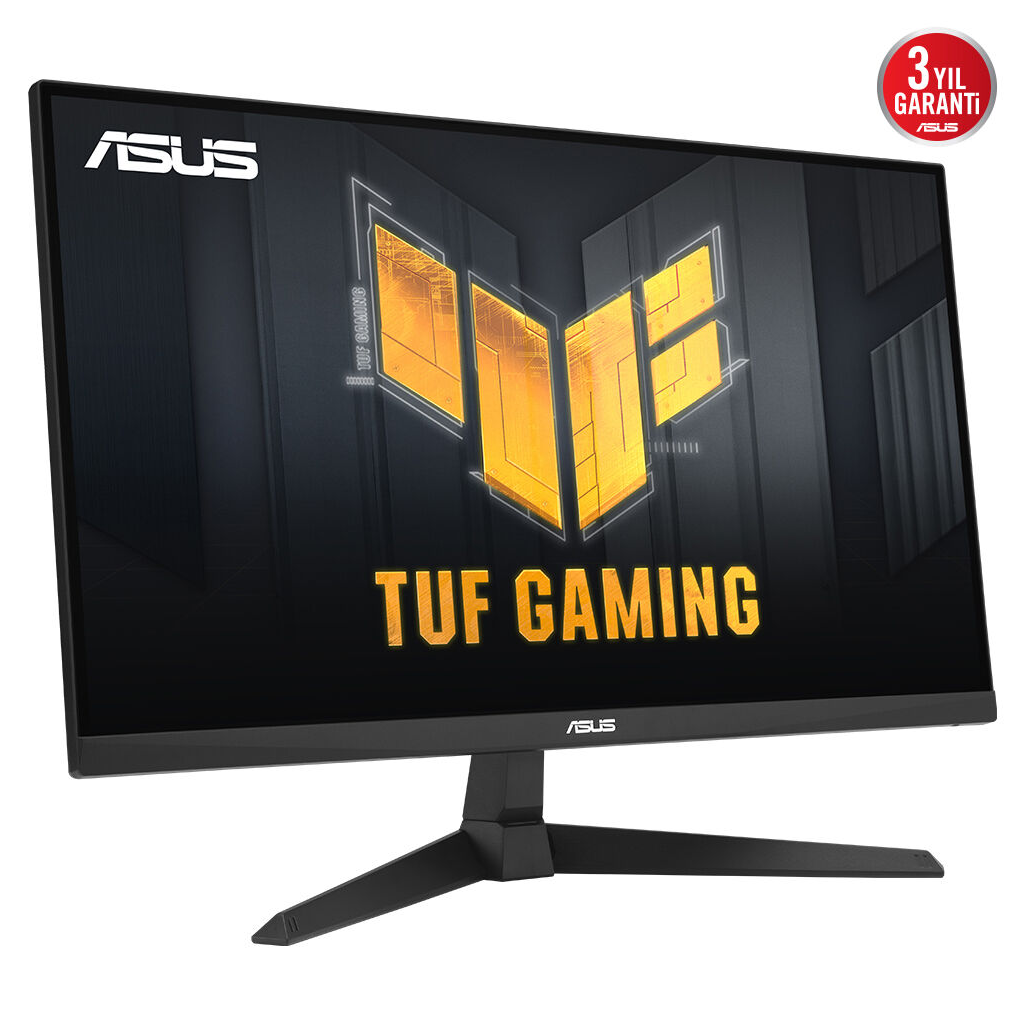ASUS TUF GAMING VG279QE5A 27&quot; 1ms, 146Hz, Full HD, DP, HDMI, Hoparlör, Fast IPS LED, Düşük Mavi Işık, FreeSync Premium, GAMING Monitör