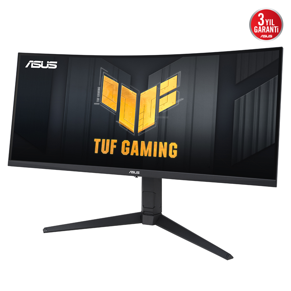 ASUS TUF GAMING VG34VQL3A 34&quot; 1ms, 180Hz, WQHD Curved, 2xDP, 2xHDMI, USB, VA Panel, 1500R, Display HDR 400, GAMING Monitör