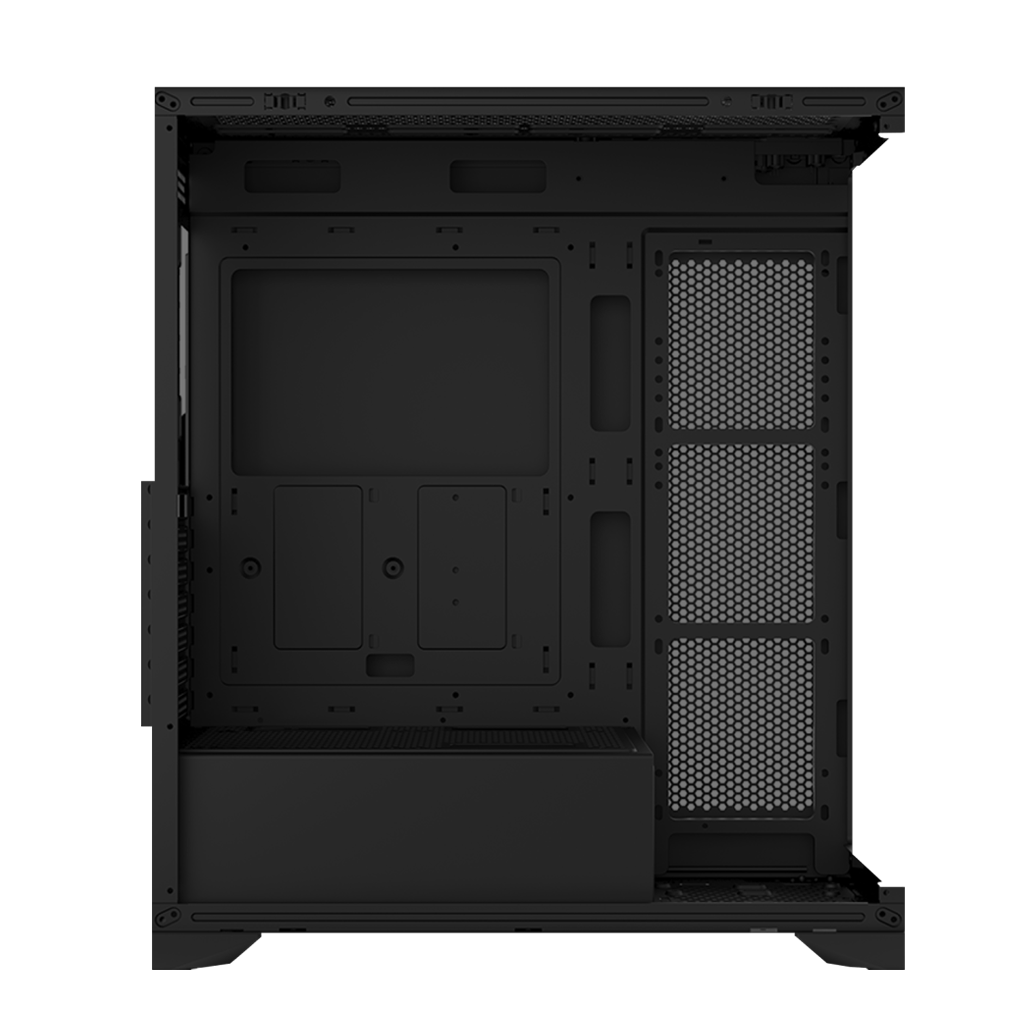 VENTO VG4202FLA ATX Tower, 750W 80+ Siyah,  Temperli Cam, RGB, Mesh, ATX GAMING KASA