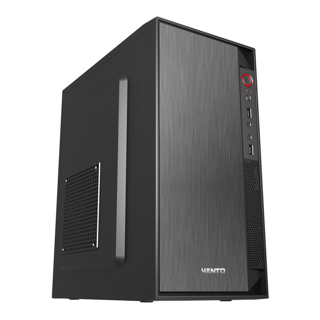 VENTO VS119S, 350W, Siyah, Micro ATX, Tower, Kurumsal, KASA