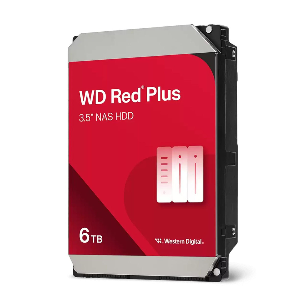WD RED, WD60EFPX, 3.5", 6TB, 256Mb, 5400 Rpm, 7/24 GÜVENLİK-NAS-SERVER, HDD