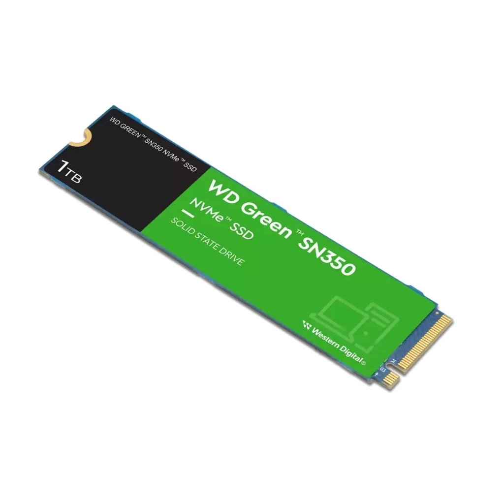 WD Green SN350, WDS100T3G0C, 1TB, 3200/2500, Gen3, NVMe PCIe M.2, SSD