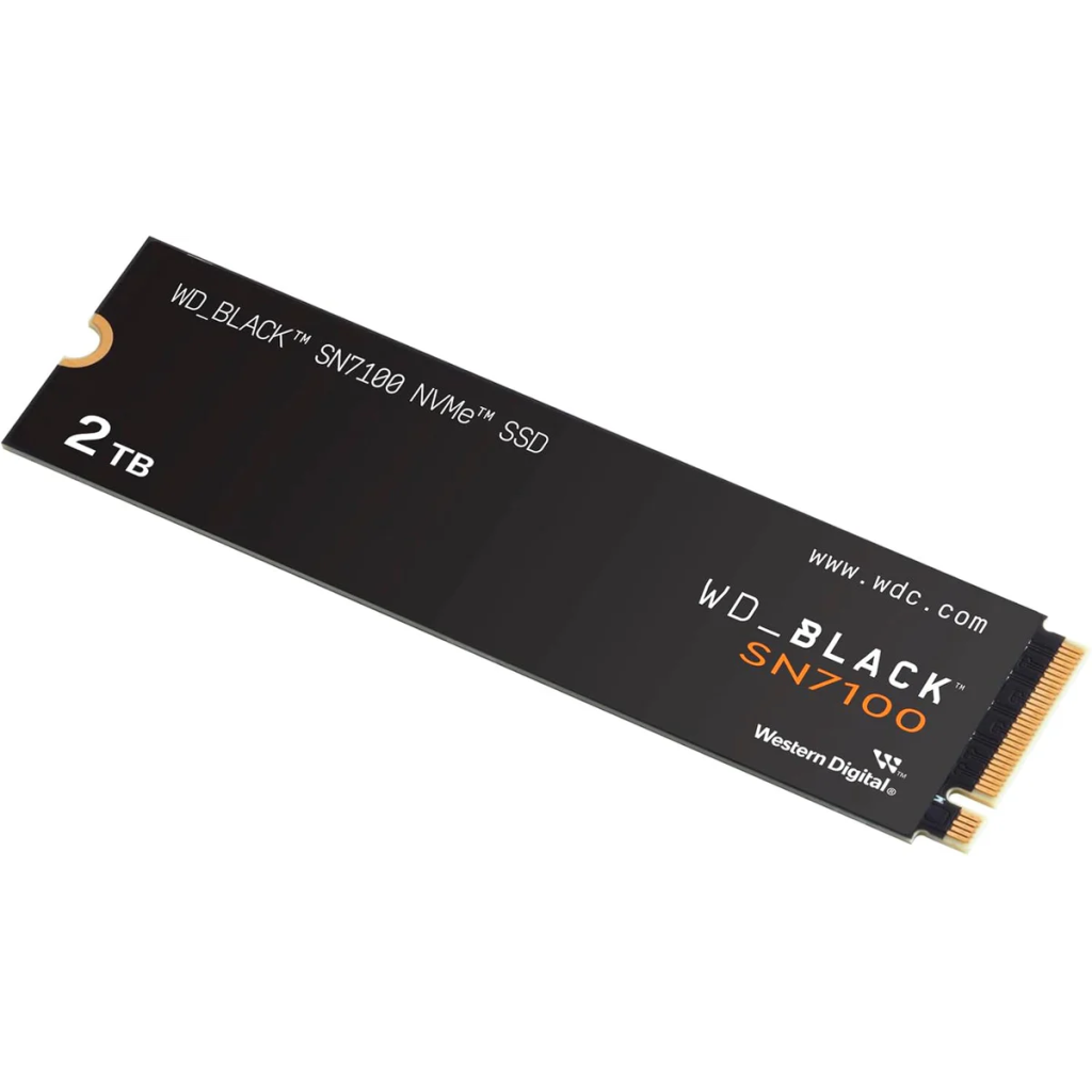 WD Black SN7100, WDS200T4X0E, 2TB, 7250/6900, Gen4, NVMe PCIe M.2 2280,  SSD