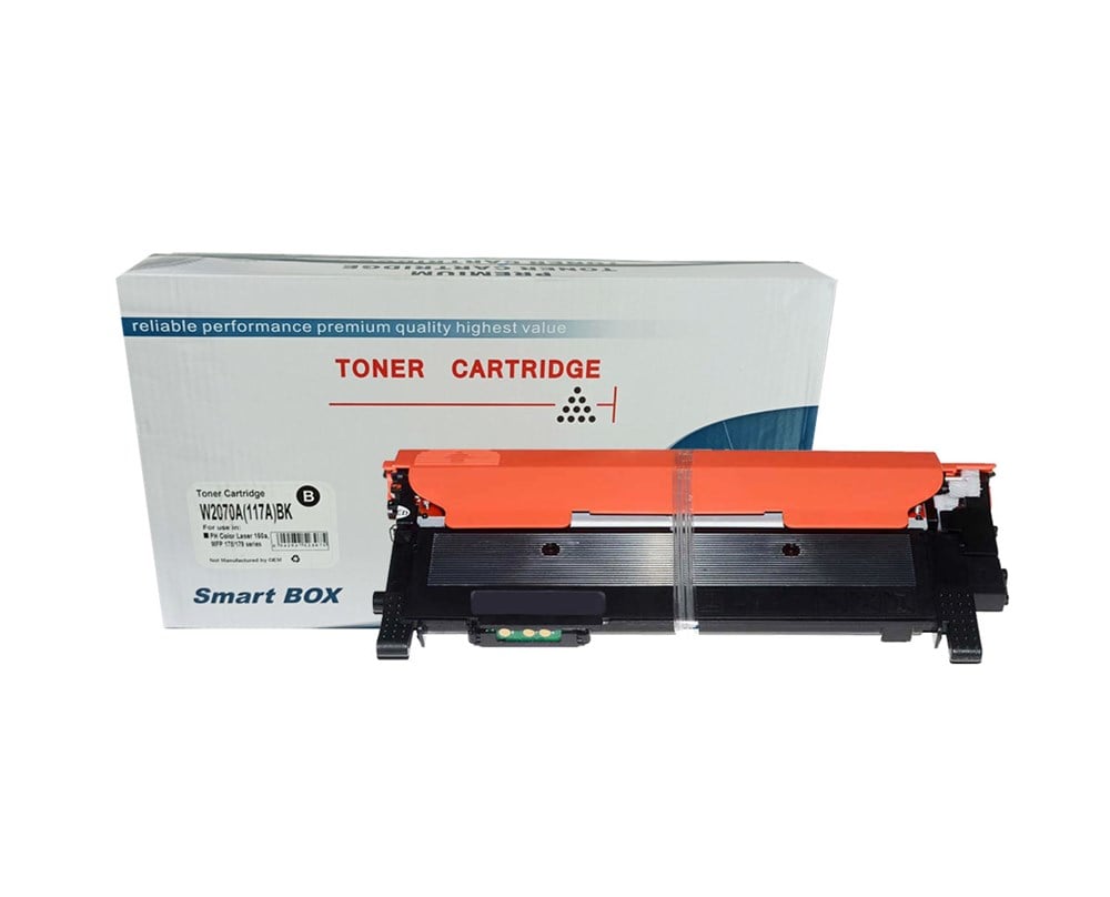 SmartBOX 117A-W2070-MFP 178-179 CHİPSİZ Siyah Muadil Toner  1000 Sayfa