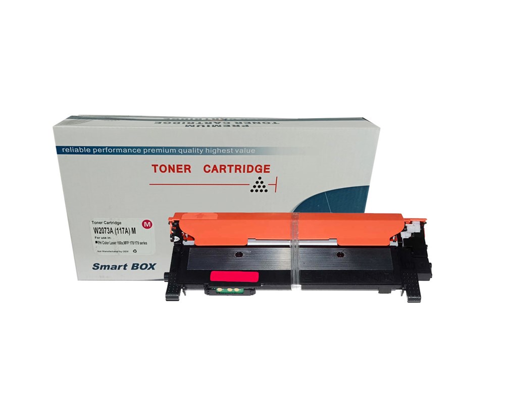 SmartBOX 117A-W2073-MFP 178-179 CHİPSİZ Kırmızı Muadil Toner  700 Sayfa