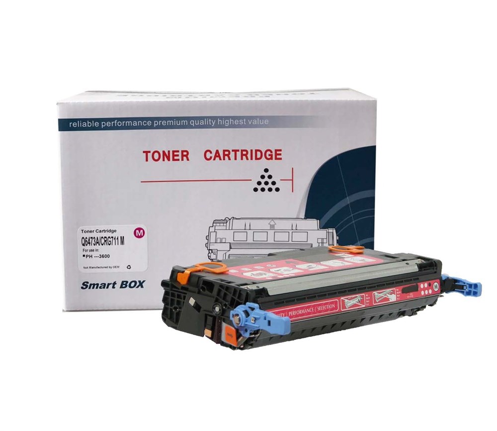 SmartBOX 502A-Q6473A-503A-Q7582A-CRG711 Kırmızı Muadil Toner 4000 Baskı