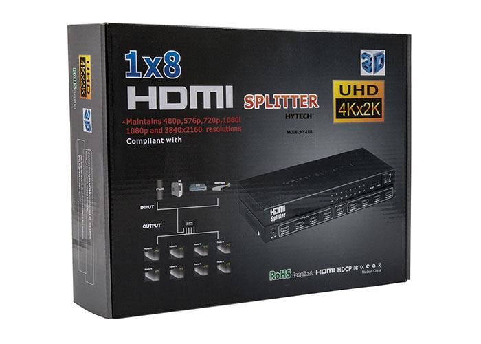 Hytech 8 Port 4K X 2K Hdmi Splitter Dağıtıcı HY-LU8