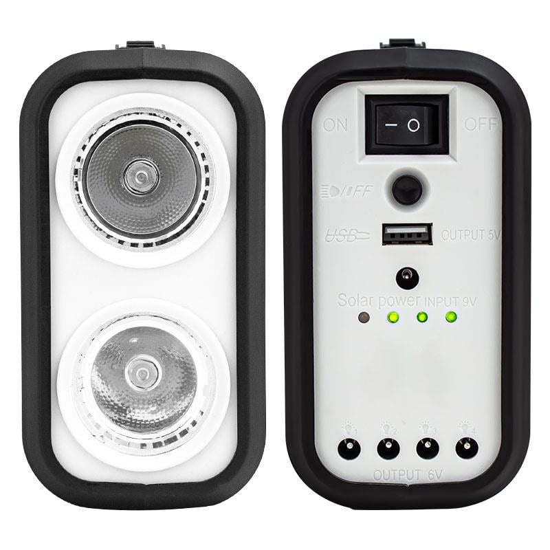 Powermaster GD-8017T Solar Panelli 3 Ampullü Solar Aydınlatma Sistemi