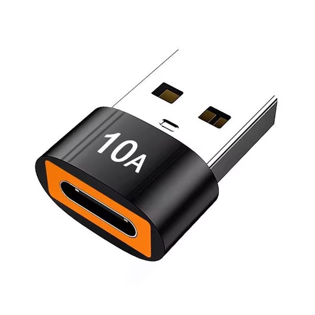 Powermaster PM-24188 Erkek USB 3.0 TO Dişi Type-C OTG Ara Aparat 10 Amper Data - Şarj Kablosu