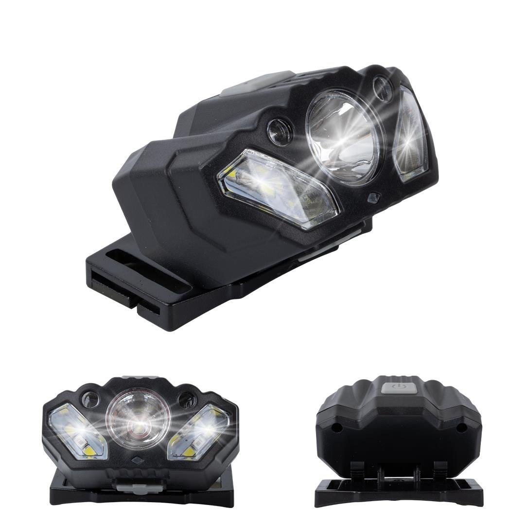 Powermaster RELAX-31 Şarjlı Flashlı 6 SMD LED Ve Power LED'li Kırmızı LED'li Kafa Feneri