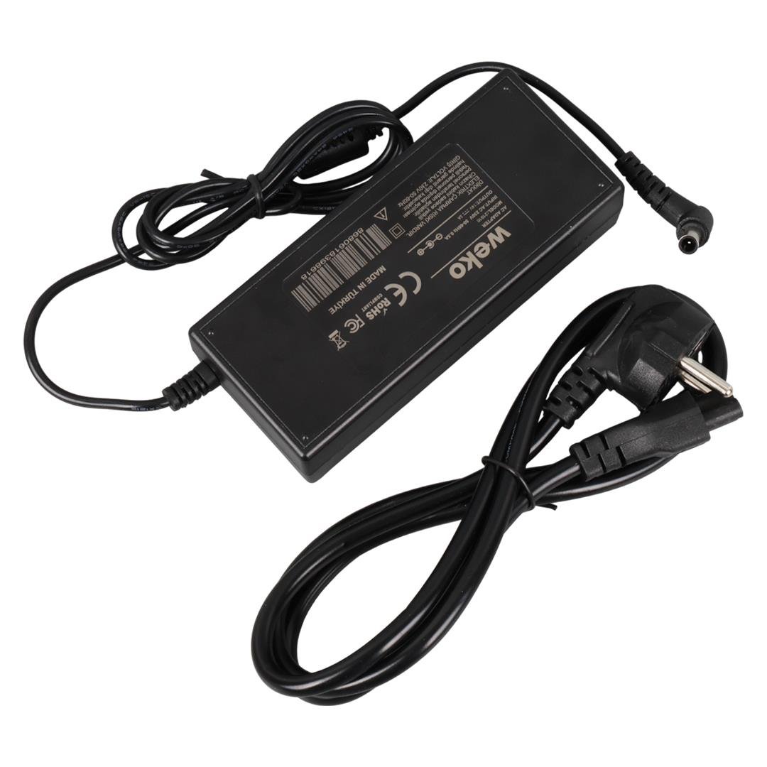 Weko 14 Volt - 3 Amper 6.5*4.4 Uçlu Yerli Üretim Plastik Kasa Masaüstü Samsung Monitör Adaptörü