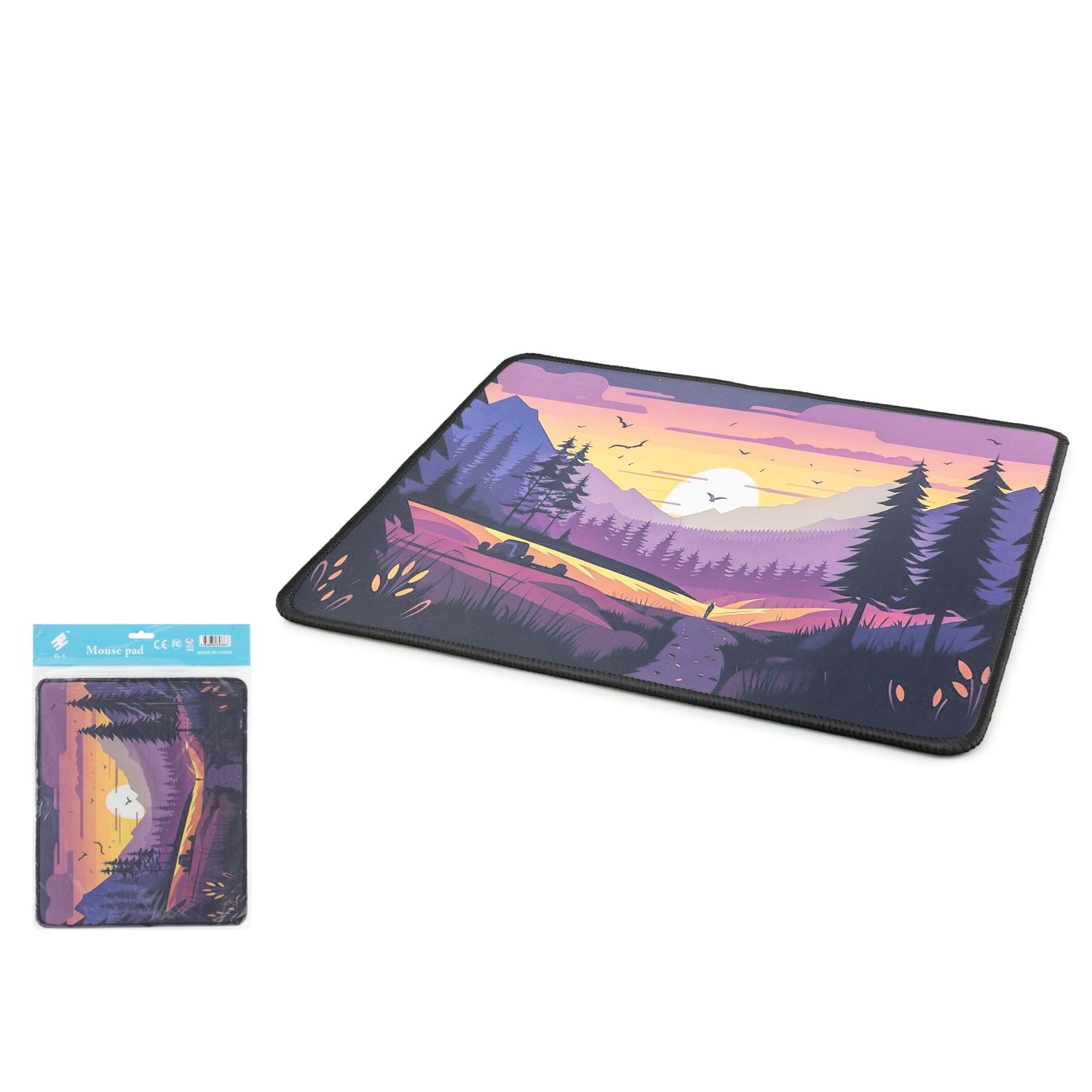 ONEZERO ZR1005 Mouse Pad 250 x 290 mm Günbatımı