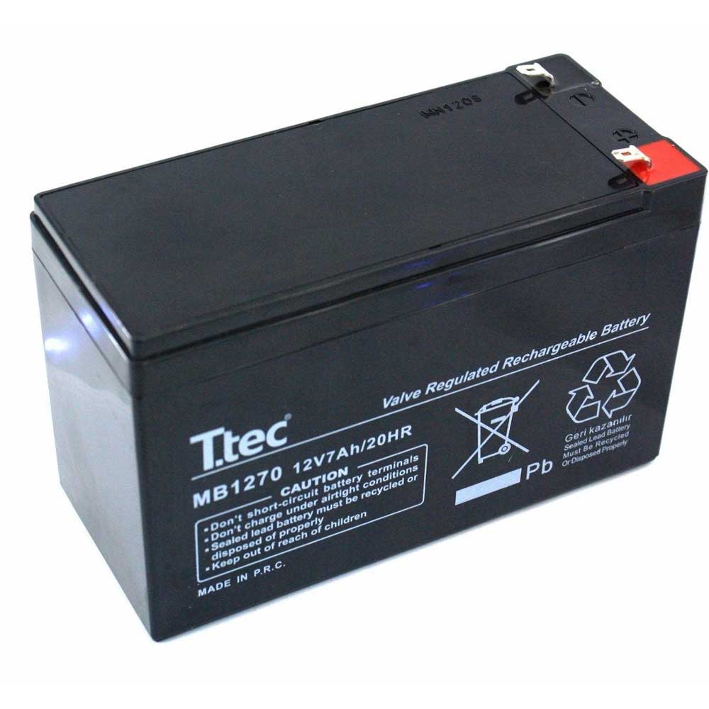 TTEC AKU 12V 7AH BAKIMSIZ KURU AKÜ