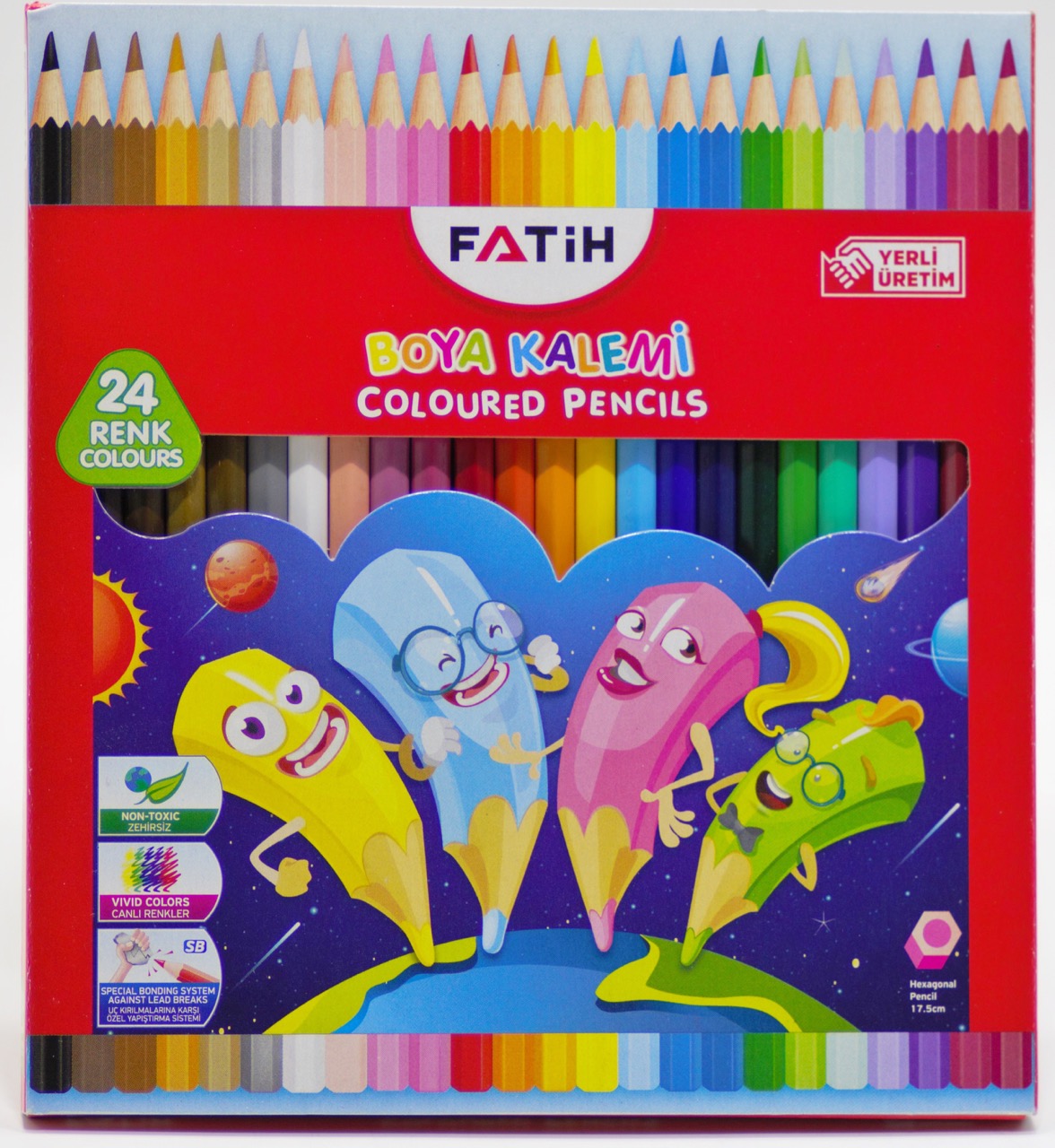 FATİH 33225 24 RENK TAMBOY KURUBOYA 12'Lİ*12