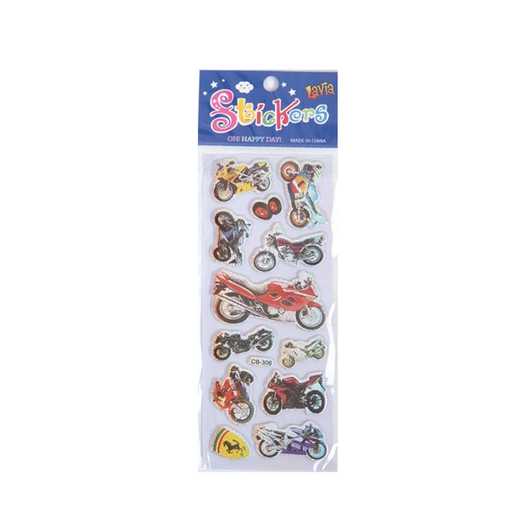 ALPER CB-306 MOTORSİKLET KÜÇÜK STİCKER 20'Lİ