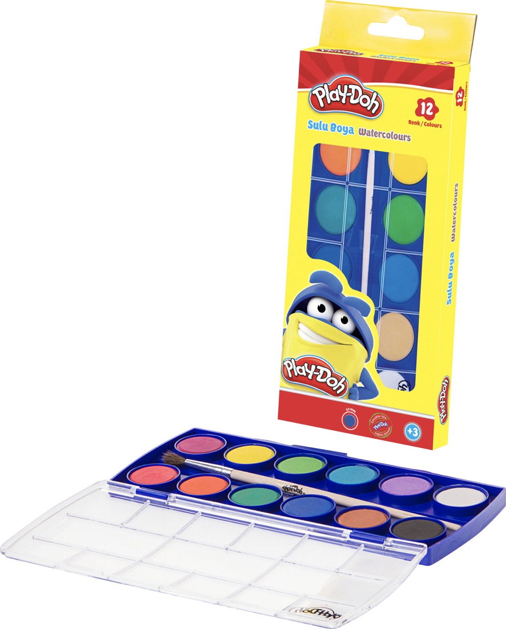 PLAY-DOH SU002 SULUBOYA 12 RENK KÜÇÜK *96