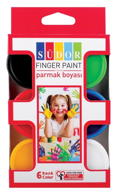 SÜDOR SD822 6'LI PARMAK BOYASI *72
