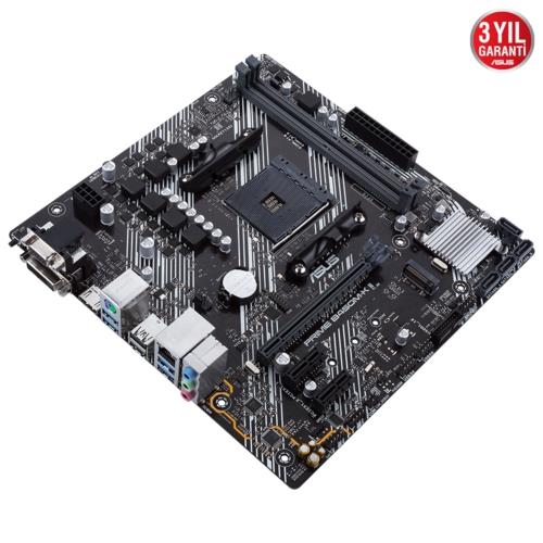 Asus PRIME B450M-K II AMD AM4 DDR4 4400 HDMI DVI VGA M2 USB3.2 mATX