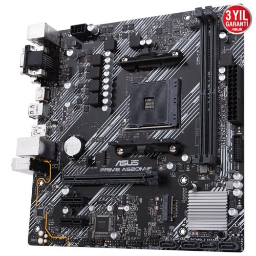 Asus PRIME A520M-E AMD AM4 DDR4 4400 HDMI DVI VGA M2 USB3.2 mATX