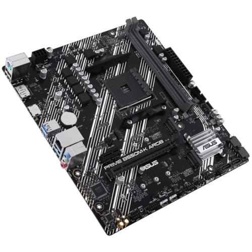 ASUS PRIME B550M-K ARGB AMD AM4 DDR4 4866 DP HDMI Çift M2 USB3.2 AURA RGB mATX