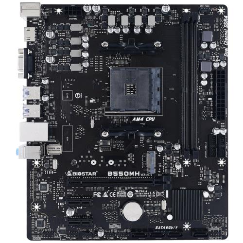 Biostar B550MH AMD AM4 DDR4 4933Mhz OC S+V+GL mATX