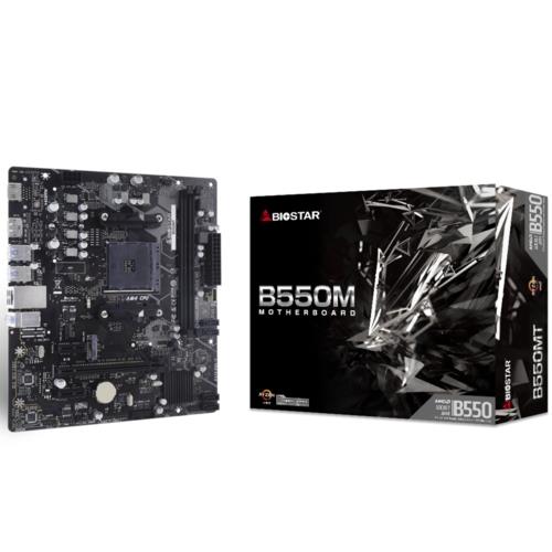 Biostar B550MT AMD AM4 DDR4 4400Mhz HDMI DP M2 mATX