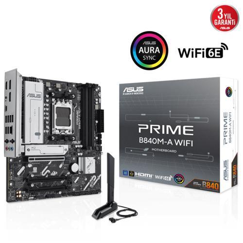 Asus PRIME B840M-A WIFI AMD AM5 DDR5 7600 2xDP HDMI 3xM2 USB3.2 mATX