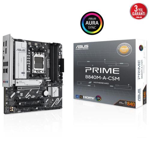 Asus PRIME B840M-A-CSM AMD AM5 DDR5 7600 2xDP HDMI 3xM2 USB3.2 mATX