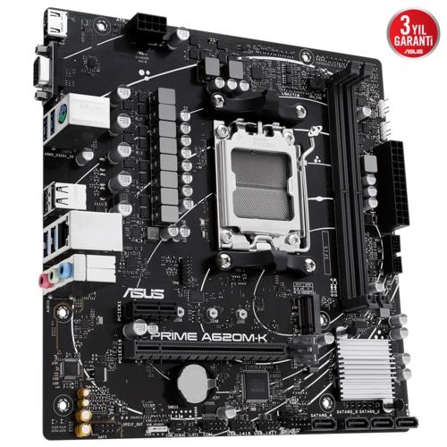 Asus PRIME A620M-K AMD AM5 DDR5 6400 HDMI VGA M2 USB3.2 mATX