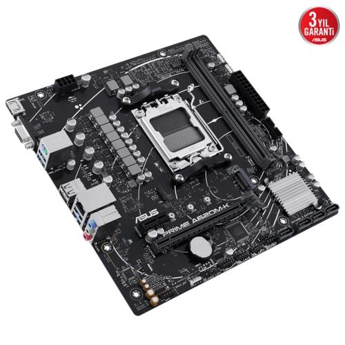 Asus PRIME A620M-K AMD AM5 DDR5 6400 HDMI VGA M2 USB3.2 mATX