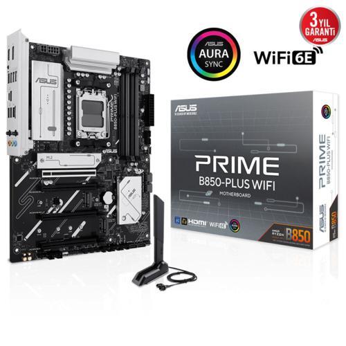 Asus PRIME B850-PLUS WIFI AMD AM5 DDR5 8000 DP HDMI 3xM2 USB3.2 ATX