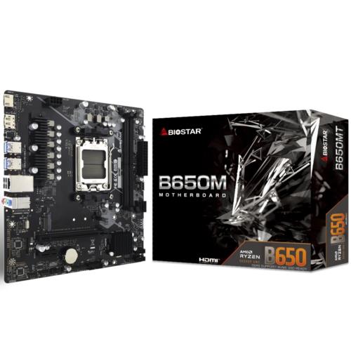 Biostar B650MT AMD AM5 DDR5 6000 HDMI DP M2 mATX