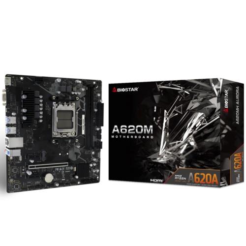 Biostar A620MH AURORA AMD AM5 DDR5 5600 HDMI VGA M2 mATX