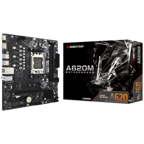 Biostar A620MS AMD AM5 DDR5 5600 HDMI DP M2 mATX