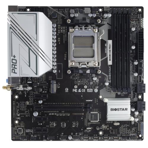 Biostar B650M X3D PRO+ AMD AM5 DDR5 6000 HDMI DP 2xM2 mATX