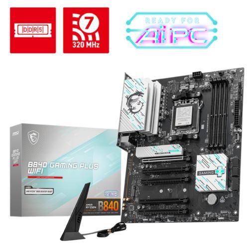 MSI MB B840 GAMING PLUS WIFI AM5 DDR5 8000(OC)