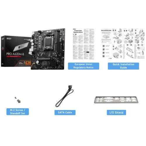 MSI MB PRO A620M-B AM5 DDR5 6800(OC)