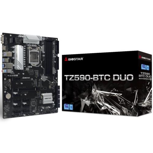 Biostar Z590 BTC-DUO DDR4 3600(OC) 1200p ATX