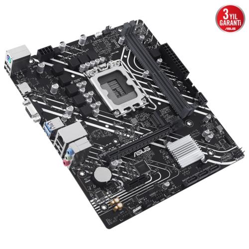 Asus PRIME H610M-K ARGB DDR5 Intel 1700p 5600 HDMI VGA M2 USB3.2 mATX