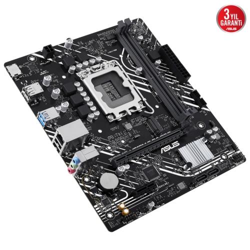 Asus PRIME H610M-F D4 R2.0 Intel 1700p DDR4 3200 HDMI M2 USB3.2 mATX