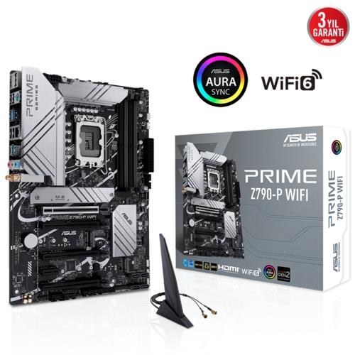 Asus PRIME Z790-P WIFI Intel 1700p DDR5 7200 DP HDMI 3xM2 USB3.2 ATX