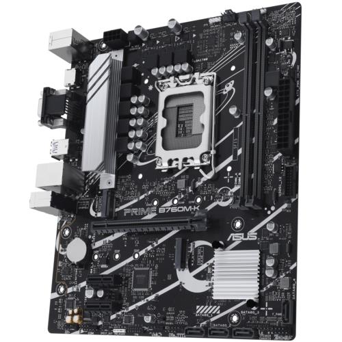 Asus PRIME B760M-K Intel 1700p DDR5 8000 HDMI VGA Çift M2 USB3.2 AURA RGB mATX