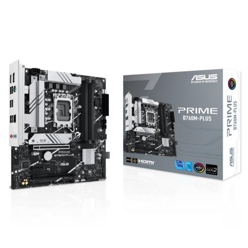 Asus PRIME B760M-PLUS DDR5 1700p 7200 HDMI DP 2xM2 USB3.2 mATX