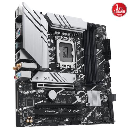 ASUS PRIME B760M-A WIFI Intel 1700p DDR5 7200 HDMI VGA 2xM2 USB3.2 mATX