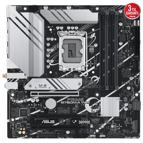 ASUS PRIME B760M-A WIFI Intel 1700p DDR5 7200 HDMI VGA 2xM2 USB3.2 mATX