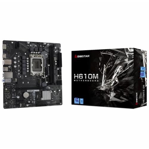 Biostar H610MT-E D5 Intel 1700p DDR5 5600 HDMI DP M2 mATX