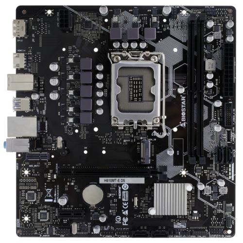Biostar H610MT-E D5 Intel 1700p DDR5 5600 HDMI DP M2 mATX