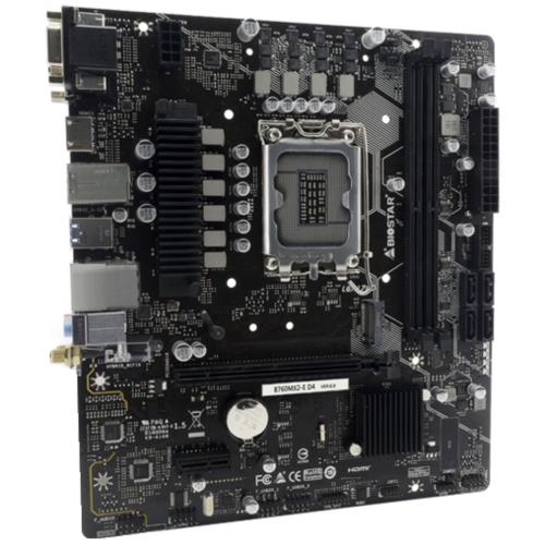 Biostar B760MX2-E DDR4 S+V+GL 4400(OC) 1700p mATX