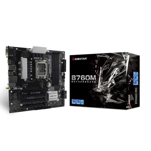 Biostar B760MXC PRO 1700P DDR5 6000 2xM2 DVI HDMI VGA mATX