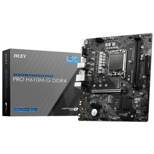 MSI PRO H610M-G DDR4 SOKET 1700 3200(OC)